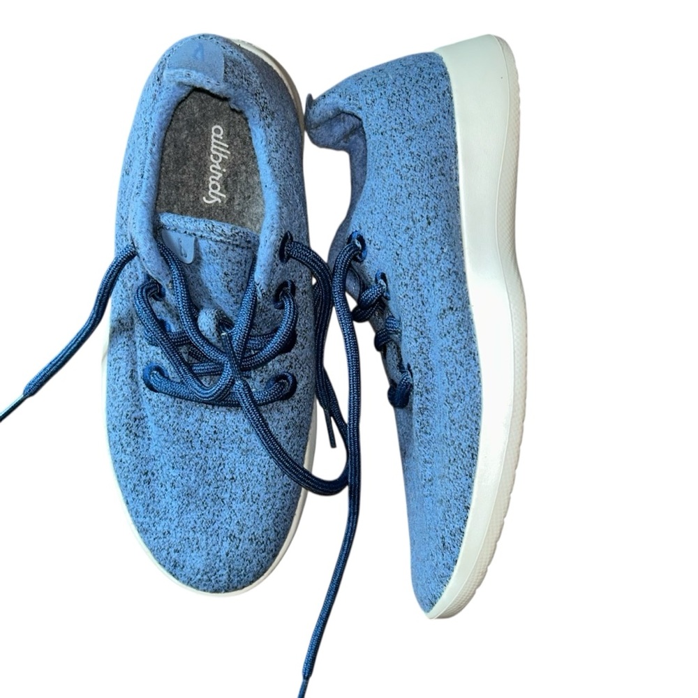 Allbirds Women’s Wool Runner Sneakers Shoes Blue Size 6‎